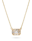 Baguette Frame Necklace